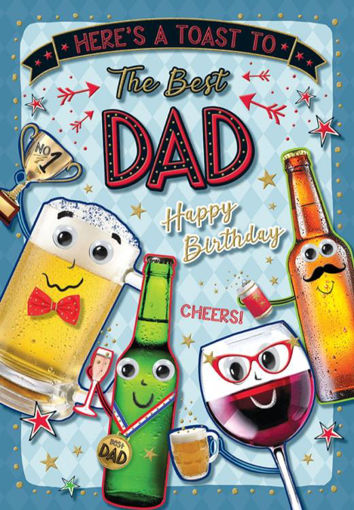 Picture of HERES A TOAST TO THE BEST DAD